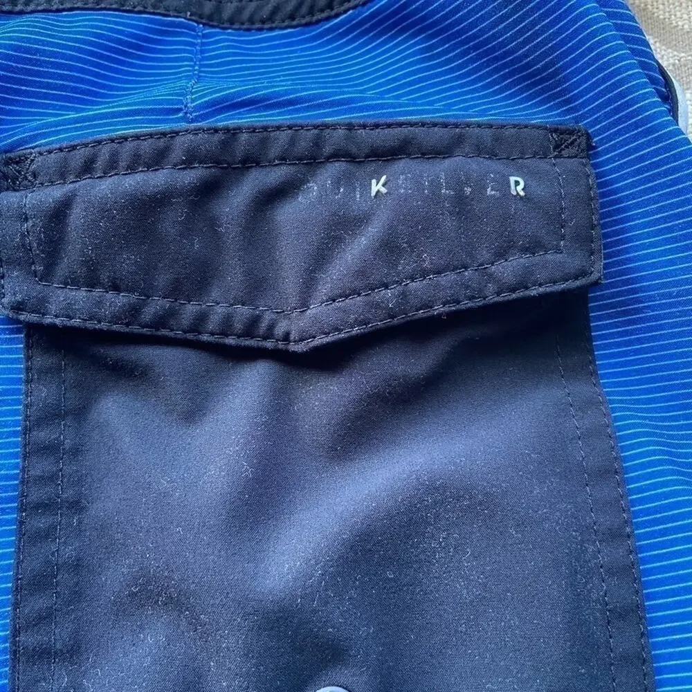 Quiksilver Highline Blue Striped Boardshorts‎ sz 27​​​​​​​​​​​​​​​​​​​​​​​​​​/XS